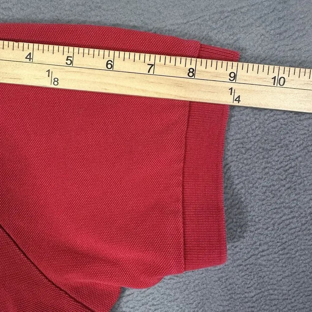 Polo Ralph Lauren Polo Shirt Red Men’s Medium Cotton Classic Y2K Casual Golf